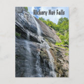 Hickory Nut Herfsten Schoorsteen Rock NC Waterval Briefkaart (Voorkant)