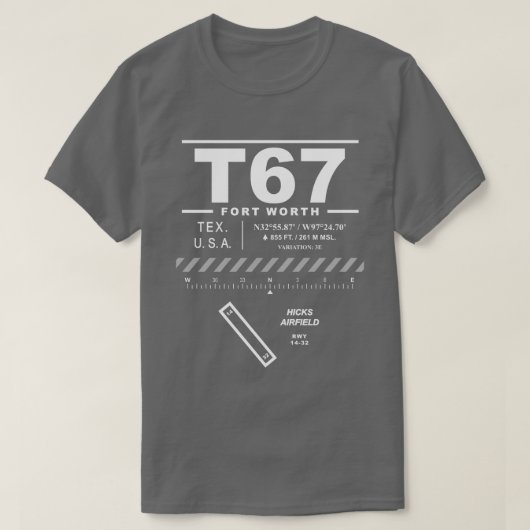 Hicks Airfield T67 T-shirt (Design voorkant)