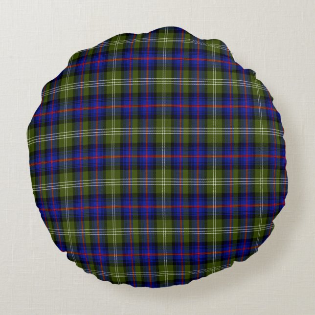 Hicks Scottish Tartan Pillow Rond Kussen (Achterkant)