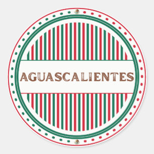 Hidalgo City Pride Embleem Mexicaanse identiteit Ronde Sticker