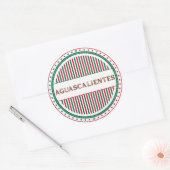 Hidalgo City Pride Embleem Mexicaanse identiteit Ronde Sticker (Envelop)