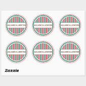 Hidalgo City Pride Embleem Mexicaanse identiteit Ronde Sticker (Vel)