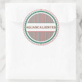 Hidalgo City Pride Embleem Mexicaanse identiteit Ronde Sticker (Tas)