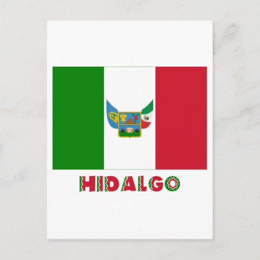 Hidalgo Onofficiële vlag Briefkaart (Voorkant)