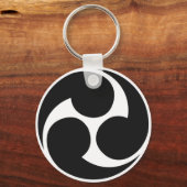 Hidari Mitsudomoe 左 三 つ Sleutelhanger 巴 Taiko (Voorkant)