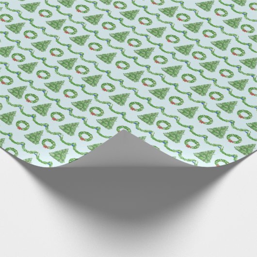 Hidden Animals Holiday Wrapping Paper Cadeaupapier (Hoek)
