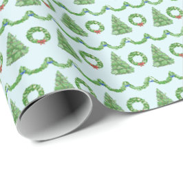 Hidden Animals Holiday Wrapping Paper Cadeaupapier