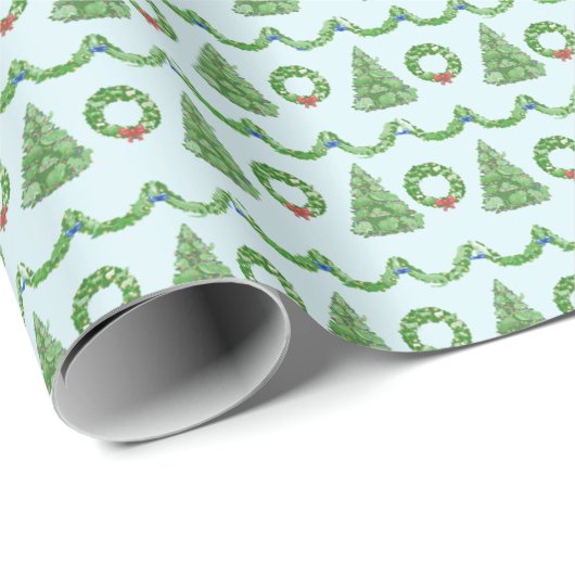 Hidden Animals Holiday Wrapping Paper Cadeaupapier (Rol Hoek)