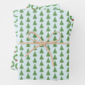 Hidden Animals Wrapping Paper Flat Sheet Set of 3 (In situ)