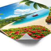Hidden Beach Paradise Poster (Hoek)