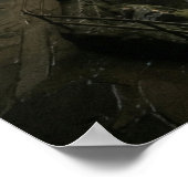 Hidden Cave Waterfall Sunlight Rays Poster (Hoek)