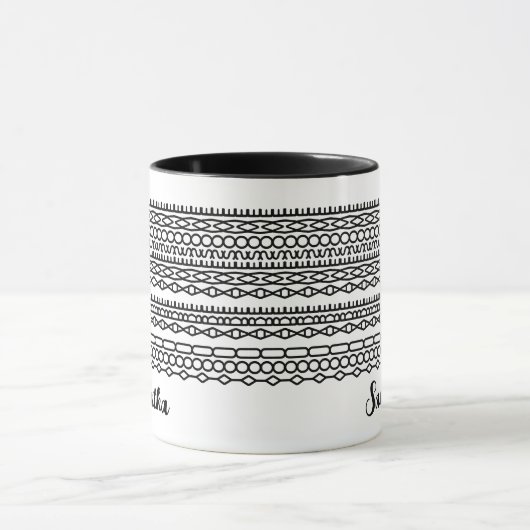 Hidden Custom Message & Name Gift Friend Office Mok (Midden)