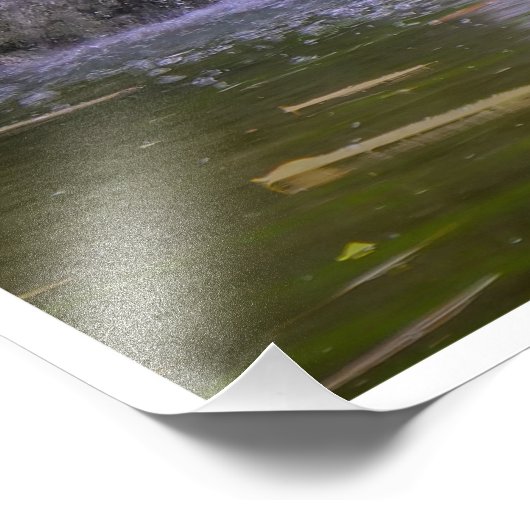 Hidden Garden Cascade Foto Afdruk (Hoek)