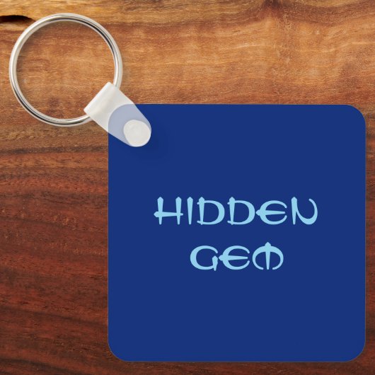 Hidden Gem Acryl Sleutelhanger (Voorkant)