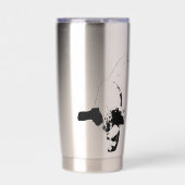 Hidden Grin Terrier Joy Geïsoleerde Drinkbeker (Voorkant)