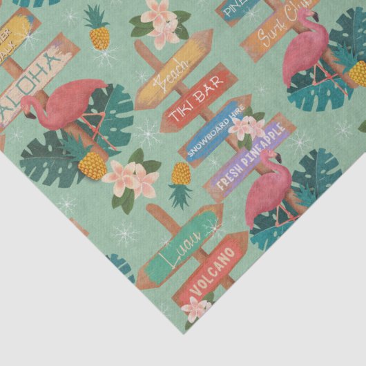 Hidden Hawaii Tissuepapier (Detail)