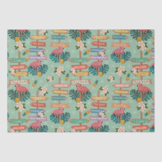 Hidden Hawaii Tissuepapier (Voorkant)