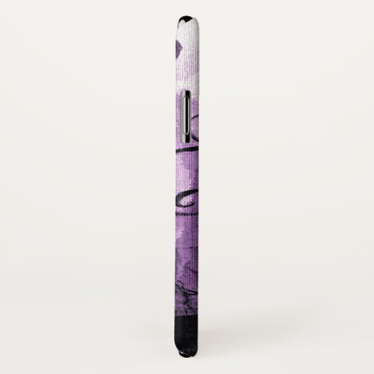 Hidden Hearts Treedt Paarse Fantasy Art Jouw naam Case-Mate iPhone Case (Achterkant / rechts)