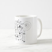 Hidden in the garden. - Ink drawing Koffiemok (Voorkant rechts)