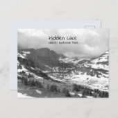 Hidden Lake Black en White Photo Briefkaart (Voorkant / Achterkant)