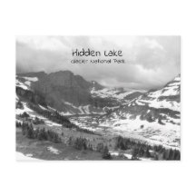 Hidden Lake Black en White Photo Briefkaart