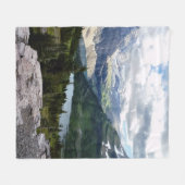 Hidden Lake Overlook Glacier National Park Montana Fleece Deken (Voorkant (Horizontaal))