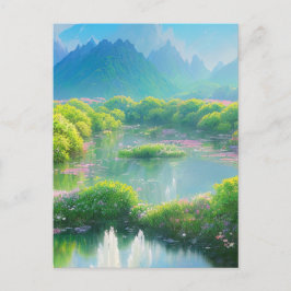 Hidden Lily Pond Briefkaart