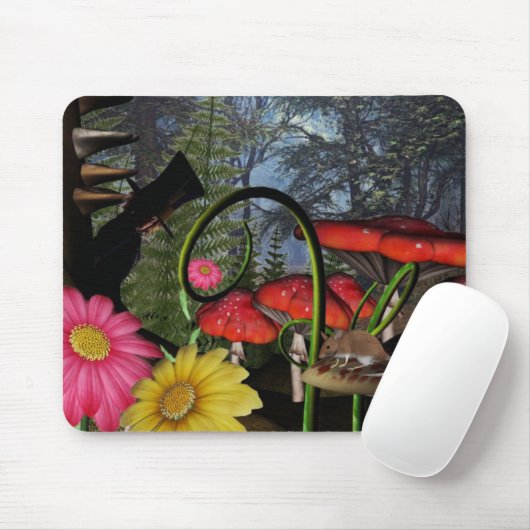 Hidden Mad Hatter mousepad Muismat (Met muis)