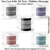 Hidden Message For Any Hobby, Mentally 106W Koffiemok