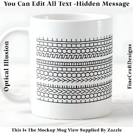 Hidden Message Love Your Soul, Custom 109B Quote Koffiemok