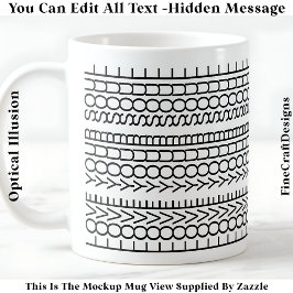 Hidden Message Love Your Soul, Custom 109Bb Quote Koffiemok