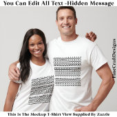 Hidden Message Love Your Soul, Custom 109Bl Quote T-shirt