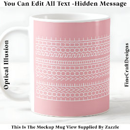 Hidden Message Love Your Soul, Custom 109P Quote Koffiemok