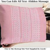 Hidden Message Love Your Soul, Custom 109P Quote Tote Bag