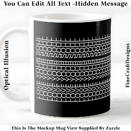 Hidden Message Love Your Soul, Custom 109W Quote Koffiemok