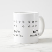 Hidden Message You've Got This Surprise Mug Grote Koffiekop (Voorkant rechts)