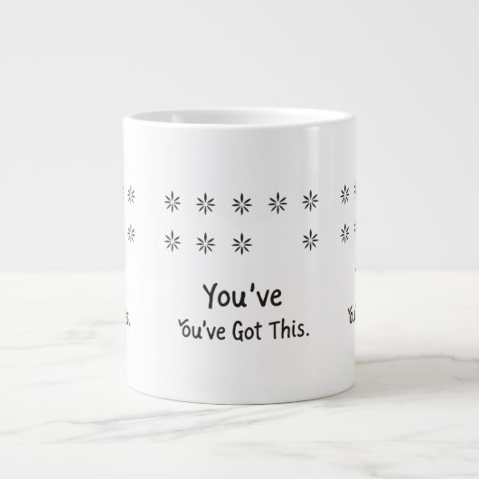 Hidden Message You've Got This Surprise Mug Grote Koffiekop (Voorkant)