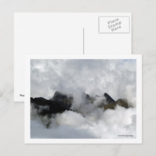 "Hidden Mountain" Post Kaart (Voorkant / Achterkant)