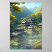 Hidden Mountain Village Poster (Voorkant)