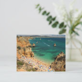 Hidden Paradise Praia do Camilo, Algarve, Portugal Briefkaart (Staand voorkant)