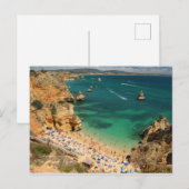 Hidden Paradise Praia do Camilo, Algarve, Portugal Briefkaart (Voorkant / Achterkant)