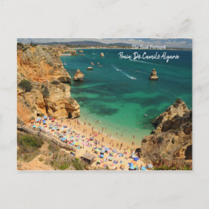 Hidden Paradise Praia do Camilo, Algarve, Portugal Briefkaart