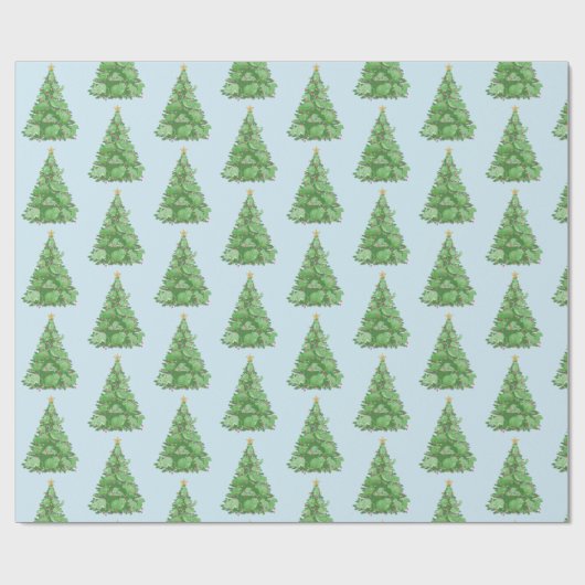 Hidden Rodents Holiday Paper Cadeaupapier (Vlak)