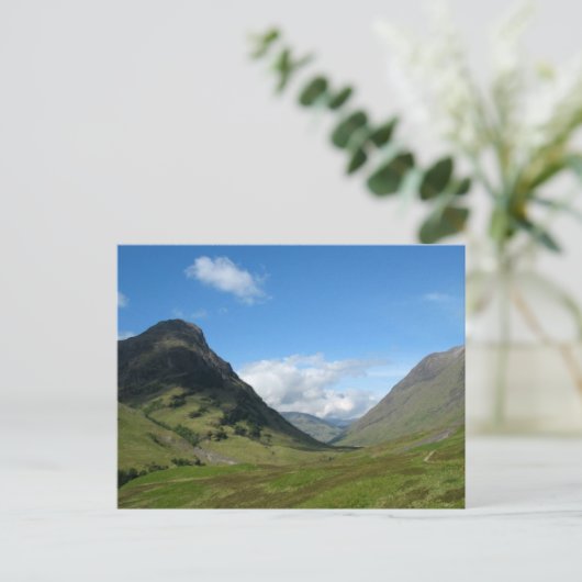 Hidden Valley Glencoe Scotland Briefkaart (Staand voorkant)