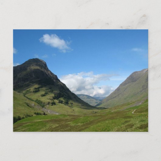 Hidden Valley Glencoe Scotland Briefkaart (Voorkant)