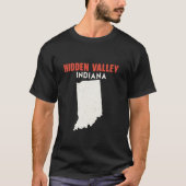 Hidden Valley Indiana Verenigde Staten Staat Ameri T-shirt (Voorkant)