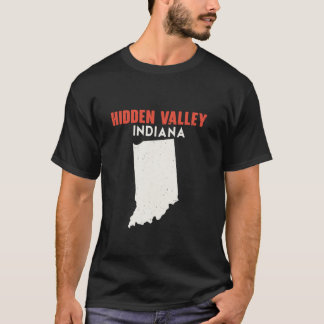 Hidden Valley Indiana Verenigde Staten Staat Ameri T-shirt