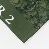 Hidden Woodland Lake Tabletop Gaming Map TTRPG Fleece Deken (Hoek)