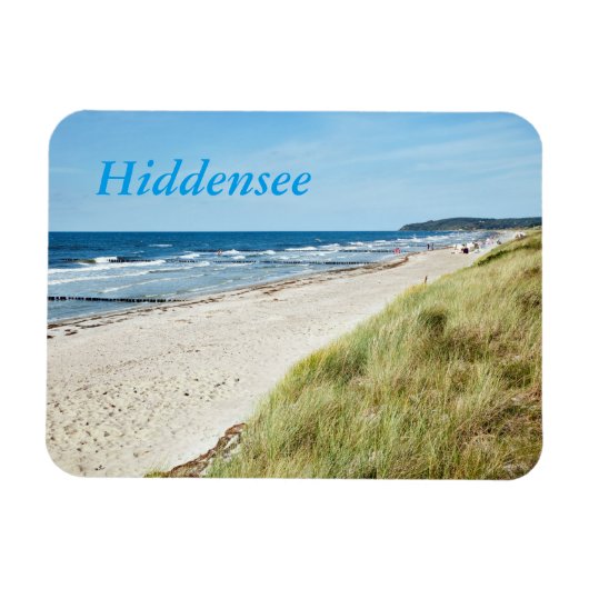 Hiddensee strand magneet (Horizontaal)