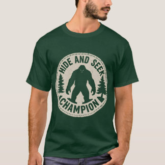 Hide and Seek Champion Funny Bigfoot shirt